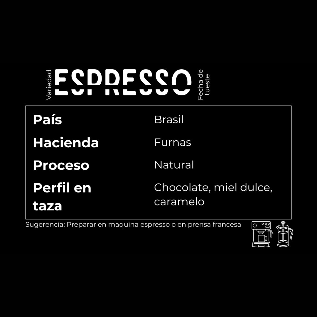 Café PRE ENTRENO "Espresso" (250g o 1kg)